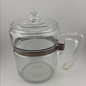 Vintage Pyrex Glass Coffee Percolator pot 7824-B